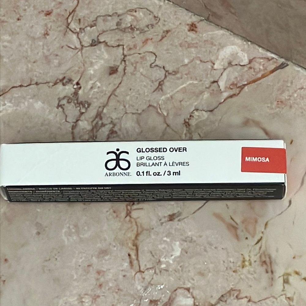 Arboone glossed over lip gloss Mimosa